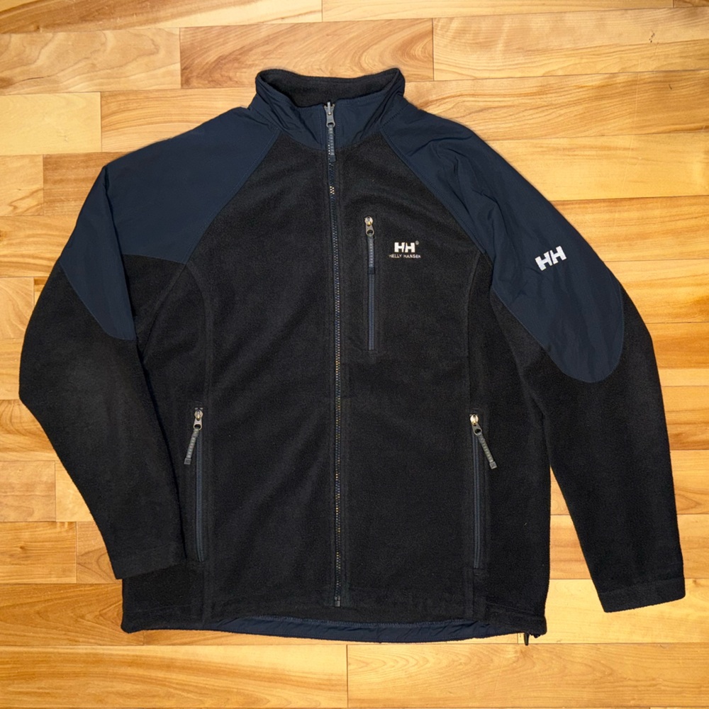 Helly Hansen Men's Black and Navy Performance Jacket